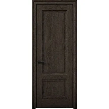 Межкомнатная дверь экошпон Кобальт 39 дуб тёмный глухая