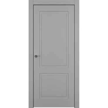 Противопожарная дверь Классика-2 серая эмаль EIS60