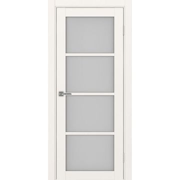 Межкомнатная дверь экошпон Турин 540.2222 бежевый остеклённая