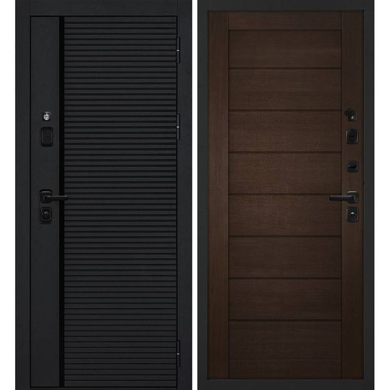 Входная дверь Галактика-173 панель сборная венге