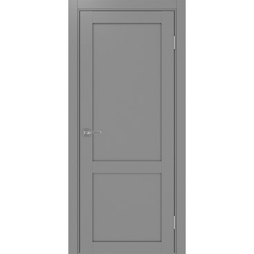 Межкомнатная дверь экошпон Турин 502.11 серый глухая