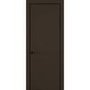 Межкомнатная дверь керамик MN 3 коричневый глухая