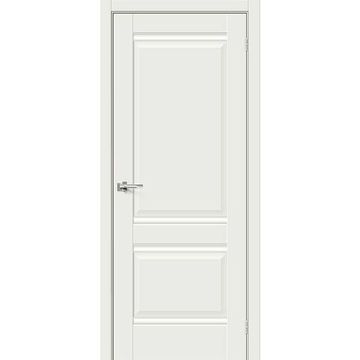 Межкомнатная дверь эмалит Прима-2 white matt глухая