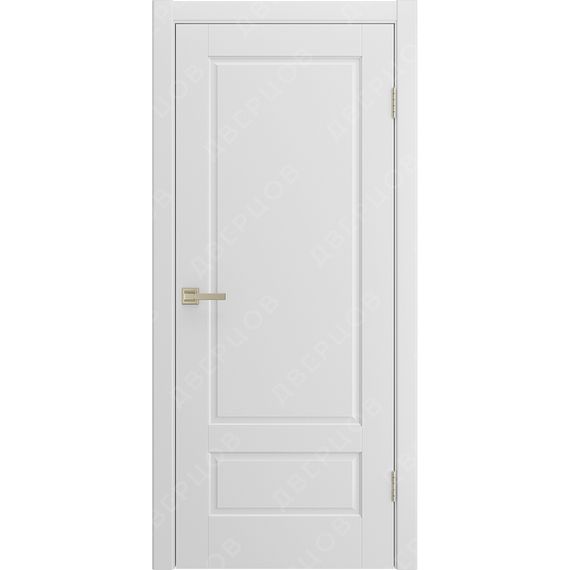 Фото двери Аура 2 белая эмаль RAL 9016 глухая