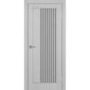 Межкомнатная дверь экошпон Турин 544.12 серый дуб остеклённая