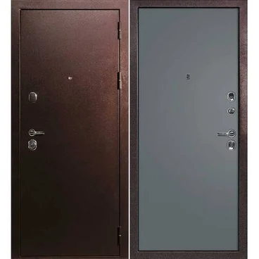 Входная дверь С-3 антик медь панель гладкая