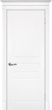 Межкомнатная дверь эмаль Текона Смальта 01 белая RAL 9003 глухая