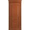 Межкомнатная дверь массив дуба Viporte Классика 2 табачный глянец глухая