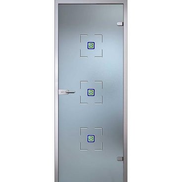 Межкомнатная стеклянная дверь АКМА Пенелопа стекло бесцветное матовое