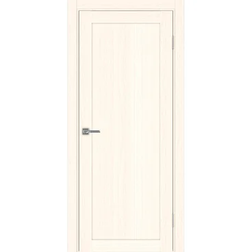 Межкомнатная дверь экошпон Турин 501.1 ясень светлый глухая