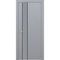 Межкомнатная дверь эмаль Ofram Линнея 4 серая с молдингом глухая