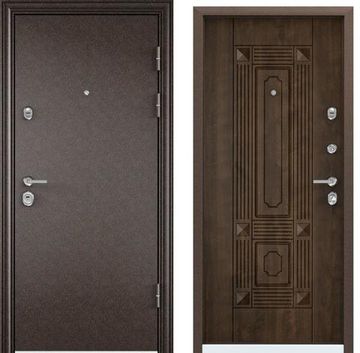 Входная стальная дверь Torex Ultimatum MP медь KB-9 орех грецкий