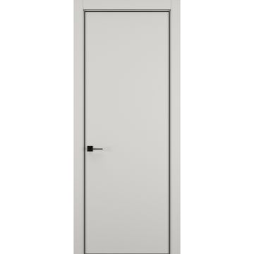 Межкомнатная дверь керамик MN 1 слоновая кость глухая