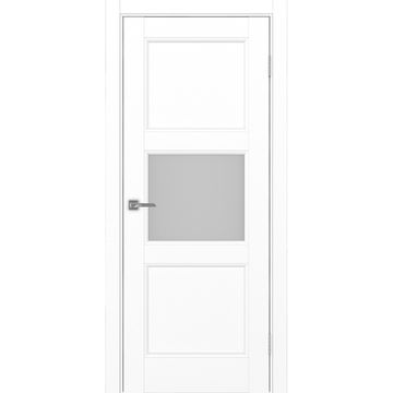 Межкомнатная дверь экошпон Турин Neo 530.121 белый снежный со стеклом