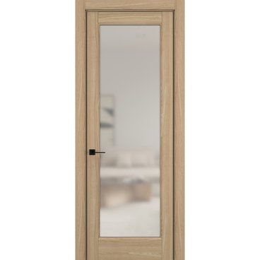 Межкомнатная дверь керамик SC 3 дуб натуральный остеклённая
