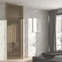 Межкомнатная алюминиевая дверь Loft-S 18 стекло прозрачное бесцветное