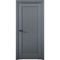 Межкомнатная дверь Никель 1 антрацит глухая