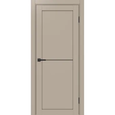 Межкомнатная дверь экошпон Турин 502АПП.11 мокко с молдингом