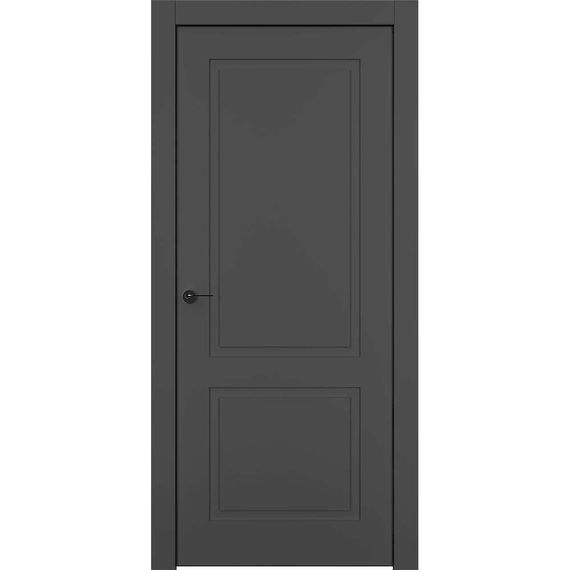 Фото противопожарной двери Классика-2 чёрная эмаль EIS60