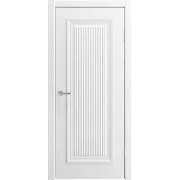 Межкомнатная дверь эмаль Парма 1 В2 белая глухая