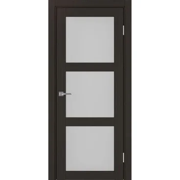 Межкомнатная дверь экошпон Турин 530.222 венге остеклённая