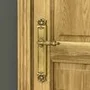 Ручка на планке для межкомнатной двери Olimpo PL97 французское золото коричневый