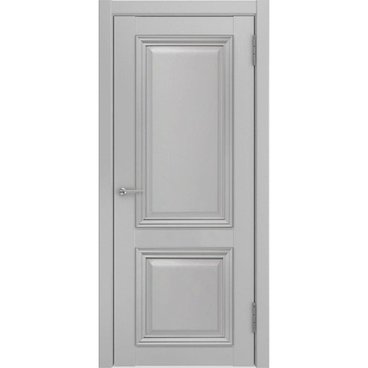 Межкомнатная дверь экошпон Luxor ЛУ-171 серая глухая