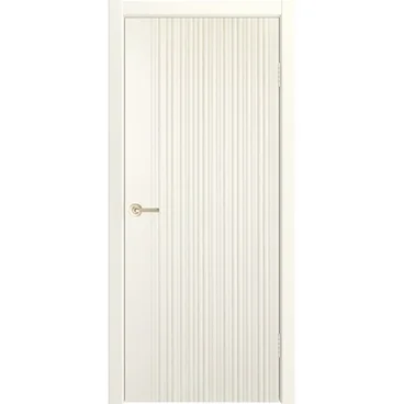 Межкомнатная дверь эмаль Триест молочно-белая RAL 9010 глухая