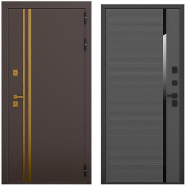 Входная дверь Баухаус амаретто силк панель пиано