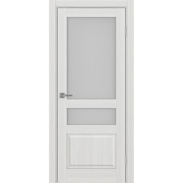 Межкомнатная дверь Тоскана 631.221 ясень серебристый со стеклом