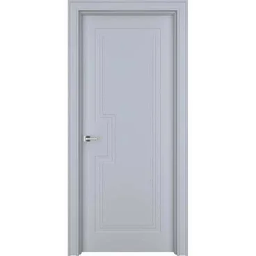 Межкомнатная дверь эмаль Паспарту-П RAL 7047 глухая