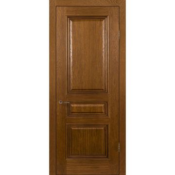 Межкомнатная дверь шпон Оливия ШП медовый дуб глухая