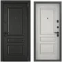 Фото Входная стальная дверь Torex Super Omega PRO PP ПВХ чёрная шагрень OP-С3 ПВХ бьянко OP-С3