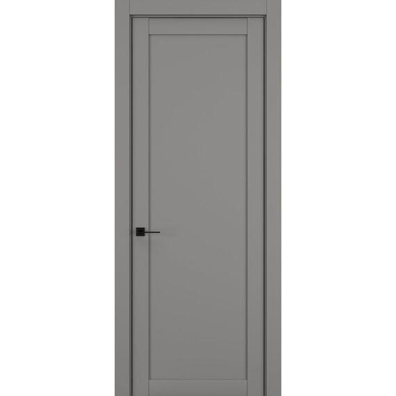 Фото межкомнатной двери керамик FL 4 серый глухая