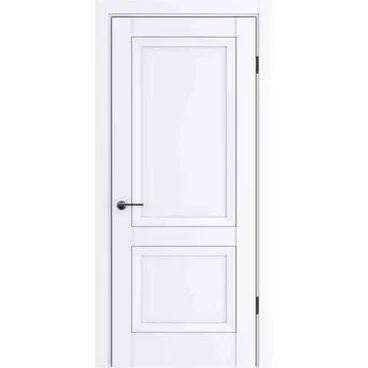 Межкомнатная дверь экошпон ДП-61 white pearl глухая