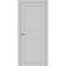 Фото двери из экошпона Турин 520.121 пепельный остеклённая