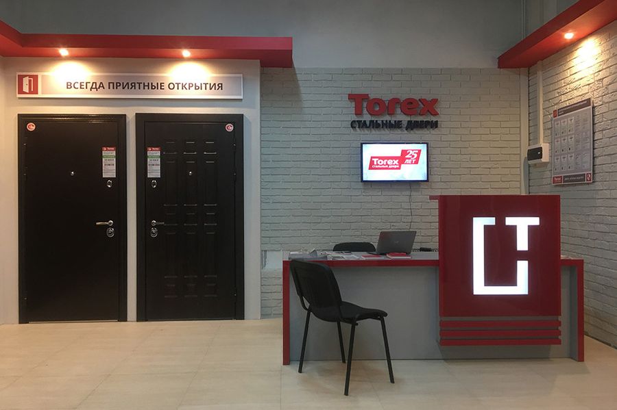 Открытие нового магазина стальных дверей Torex
