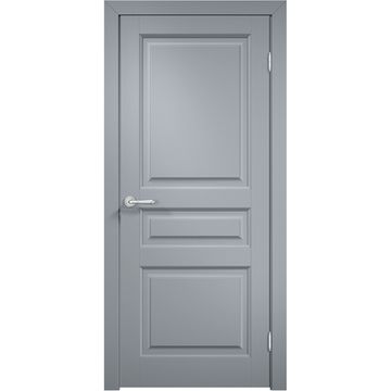 Межкомнатная дверь эмаль Дверцов Алькамо 3 RAL 7047 глухая