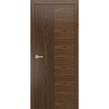 Межкомнатная дверь шпон Next-1 американский орех глухая