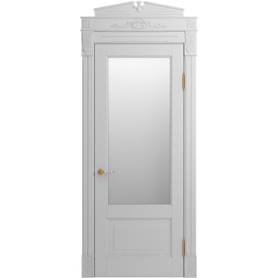 Межкомнатная дверь массив бука Viporte Бьелла аворио остеклённая