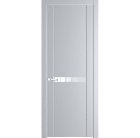 Межкомнатная дверь 1.4P лайт грей остеклённая