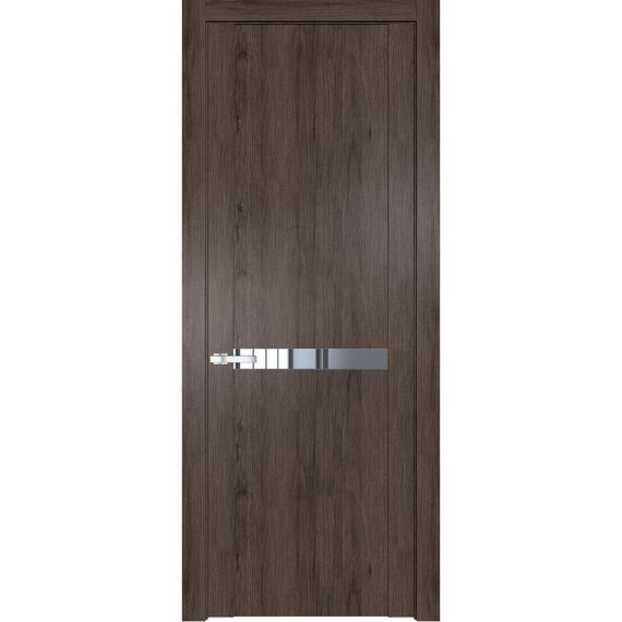Межкомнатная дверь 1.4N дуб тобакко остеклённая