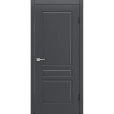 Межкомнатная дверь Бриз графитовая эмаль RAL 7024 глухая