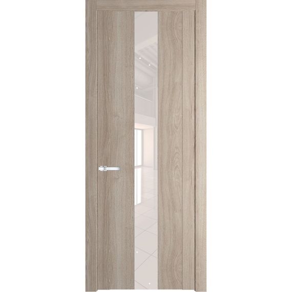 Межкомнатная дверь 1.9N дуб сонома остеклённая