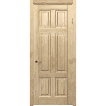 Межкомнатная дверь массив дуба без сучка Дверцов Граттери глухая