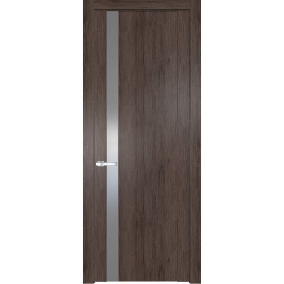 Межкомнатная дверь 1.2N дуб тобакко остеклённая