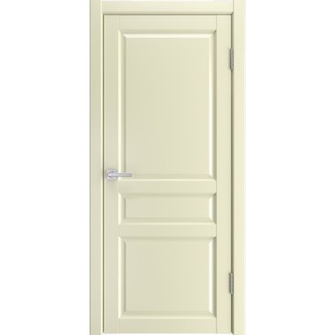 Межкомнатная дверь экошпон Emalit 3 слоновая кость глухая