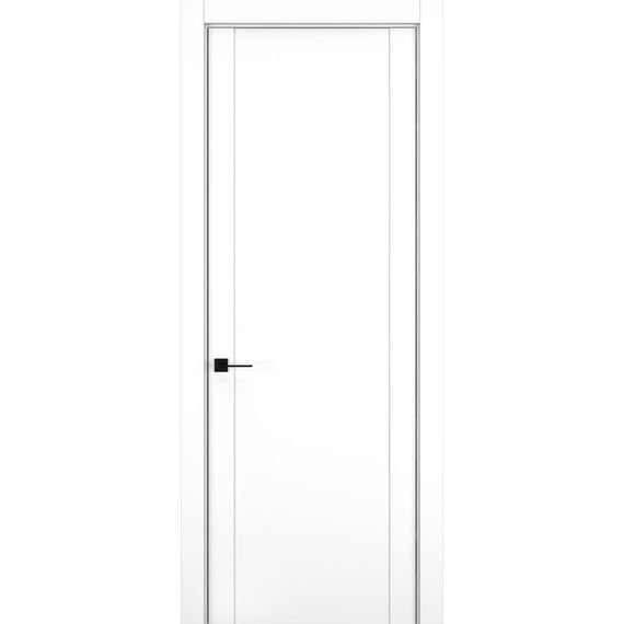 Фото межкомнатной двери керамик FL 1 снежный глухая
