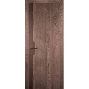 Межкомнатная дверь массив дуба Легно 5 галифакс табак глухая