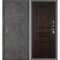 Входная дверь Тетра-126 панель фрезерованная PR-150 дуб морёный
